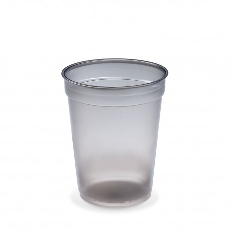 Kelímek vratný/opakovaně použitelný PP kouřový 0,4 litru/25ks PP751