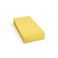 Ubrousky 33x33cm 1/8 3-vrstvé žluté/250ks 87705
