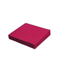 Ubrousky 40x40cm 3-vrstvé vínové/250ks 88314