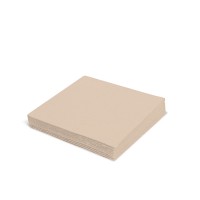 Ubrousky 40x40cm 3-vrstvé přírodní hnědé/250ks 88310