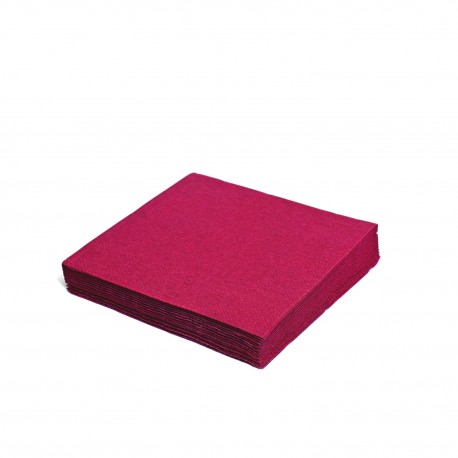 Ubrousky 33x33cm vínové/100ks 70514
