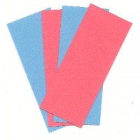 Účtenky barevné nelepené 6x12cm/500 listů