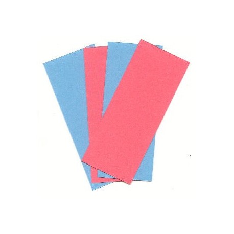 Účtenky barevné nelepené 6x12cm/500 listů