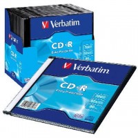 CD-R Verbatim 700MB krabička slim