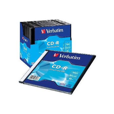 CD-R Verbatim 700MB krabička slim