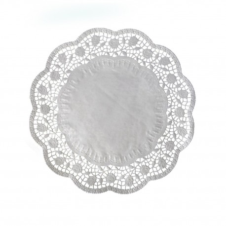 Dekorativní krajky kulaté 30cm/6ks 65430