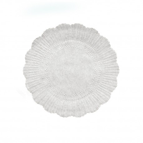 Rozetky papírové bílé 21cm/500ks 72420