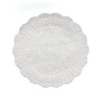 Rozetky bílé 30cm/500ks 72431