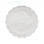 Rozetky papírové bílé 30cm/500ks 72431