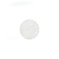 Rozetky Premium 9cm bílé/40ks 89800