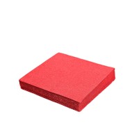 Ubrousky 33x33cm 2-vrstvé červené/50ks 86501
