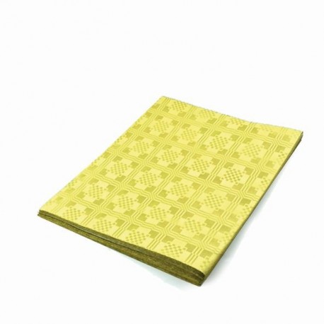Ubrus papírový 180x120cm žlutý 70055