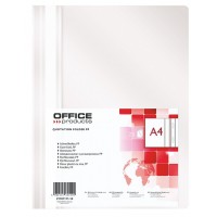 Desky A4 s rychlovazačem Office Products bílé/25ks