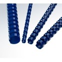 Plastové hřbety A4 pro vazbu 12,5mm modré/100ks