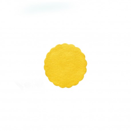 Rozetky Premium 9cm žluté/40ks 89805