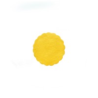 Rozetky Premium 9cm žluté/500ks 89905