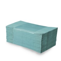 Papírové ručníky ZZ 25x23cm zelené/5000ks 60006