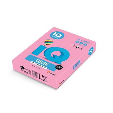 Barevný papír IQ Color č.25 A4 80g růžová