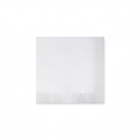 Ubrousky 24x24cm 3-vrstvé bílé/200ks 87200