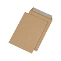 Hnědé obálky-obchodní tašky B4 hranolové samolepicí s páskou/50ks