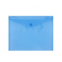 Plastová obálka s drukem Donau A5 modrá