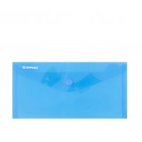 Plastová obálka s drukem Donau DL modrá