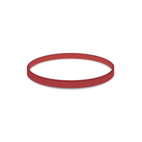 Gumičky červené silné 4mm ø 8cm/1kg 64408