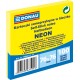 Samolepicí bloček Donau 76x76mm 100 listů neonový žlutý