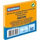 Samolepicí bloček Donau 76x76mm 100 listů neonový oranžový