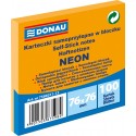 Samolepicí bloček Donau 76x76mm 100 listů neonový oranžový