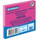Samolepicí bloček Donau 76x76mm 100 listů neonový růžový