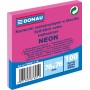 Samolepicí bloček Donau 76x76mm 100 listů neonový růžový