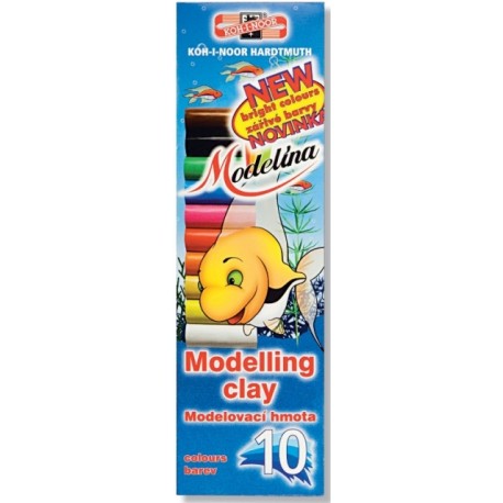 Modelovací hmota 200g 10 barev