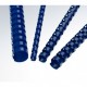 Plastové hřbety A4 pro vazbu 6mm modré/200ks