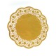 Dekorační krajky kulaté zlaté 30cm 4ks 65460