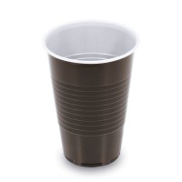 Kávový kelímek hnědý PP 0,2 litru/100ks 73262