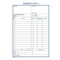 Dodací list A5 NCR