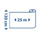 Ubrus Premium na roli 120cm x 25m žlutozelený 88817