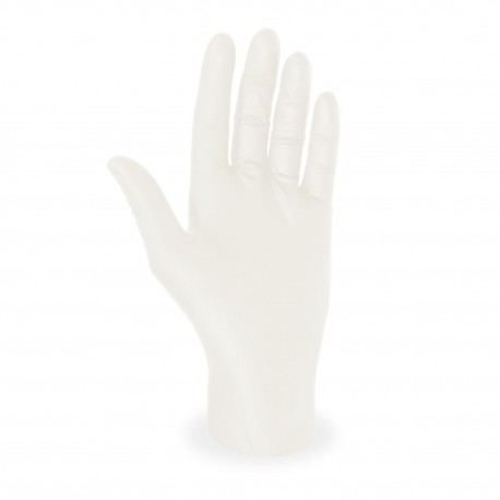 Latexové rukavice nepudrované "L" bílé/100ks 68107
