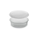 Miska kulatá průhledná 125ml + víčko/250ks PP511