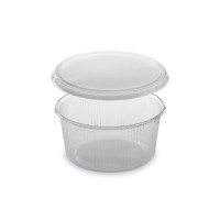 Miska kulatá průhledná 250ml + víčko/250ks PP515