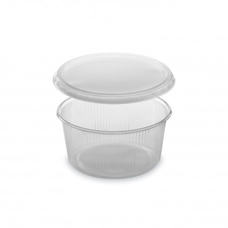 Miska kulatá průhledná 250ml + víčko/250ks PP515