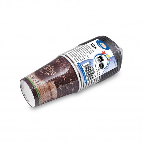 Papírový kelímek "Coffee to go" 280ml ø 80mm včetně víčka/10ks 82228