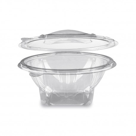 Miska s víčkem kulatá rPET 750ml/50ks 77907