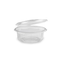 Osmiboká miska s víčkem 375ml/50ks PP803